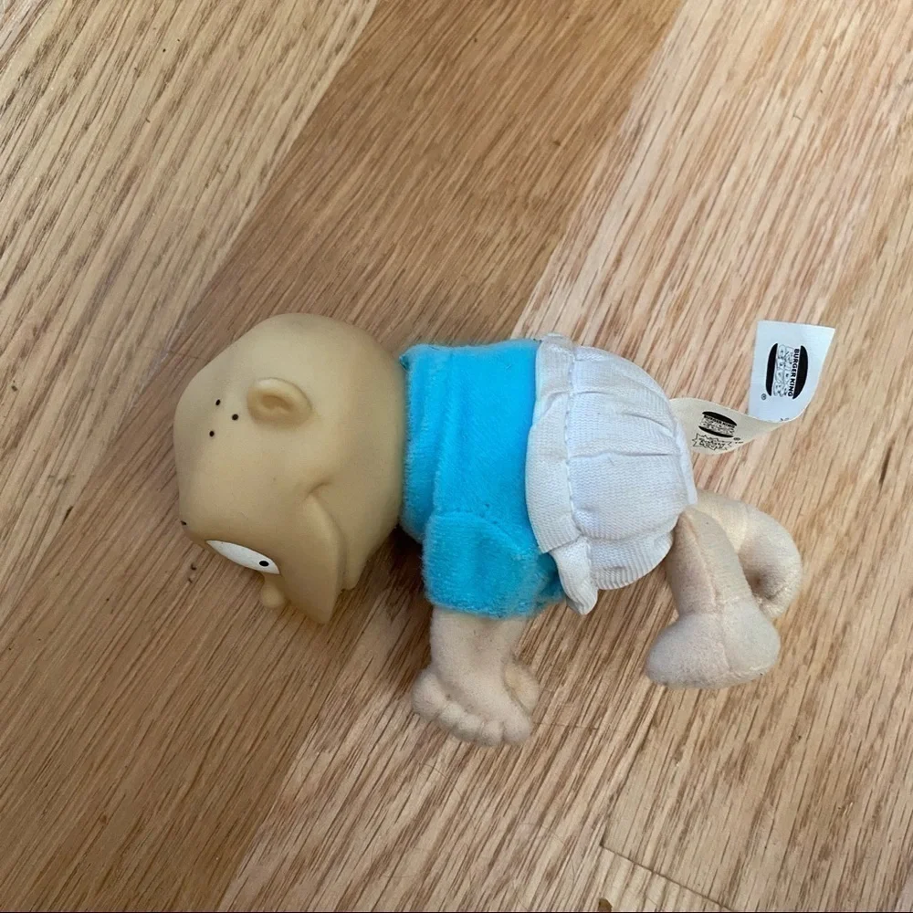 Vintage Rugrats Tommy Pickles Backpack Clip Plush Doll Burger King Promo 90s